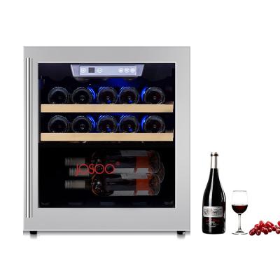 China Constant Temperature 12-14 Bottles Cellar Tabletop Fridge 40L Cooler Single Zone Electric Wine Fridges For Sale for sale