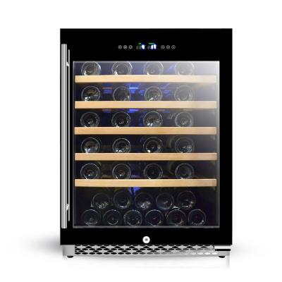 China JOSOO 150l Touch Screen Sensitive Beverage 54bottles Mini Cooler Wine Compressor Fridge for sale