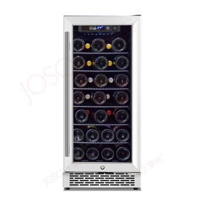 China Constant Temperature 15 Inch Compressor Wine Cellar Wine Cooler Wine Cooler Fridge With Premium Design for sale