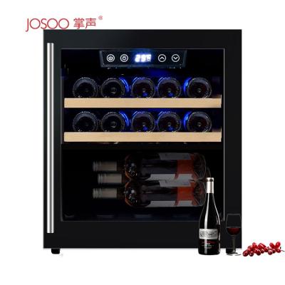 China Commercial Constant Temperature Kitchen Mini Size 14 Bottle Wine Cooler With Built-In Or Smart Rack Table With Fridge Wine Fridge for sale