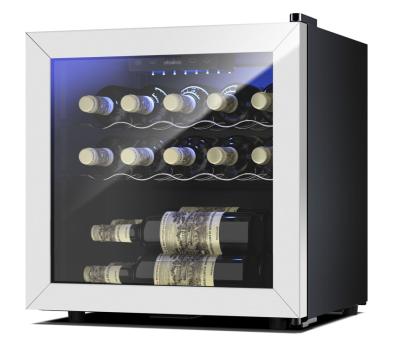 China Silence 8 Botellas Collection 14 Touch Screen Fridge Wine 12 Mini Wine Storage Coolers Sensitive Wine Cellar Fridge for sale