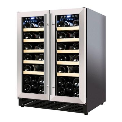 China JOSOO Digital Wine Cooler 120L 40 Bottles Wine Fridge Fridge Display-Control Cellar for Red, White, Champagne or Sparkling Wine for sale