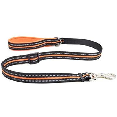 China Custom Thoughtful Adjustable Padded Dog Collar and Leash Set with Soft Neoprene Padded Custom Dog Leash for sale