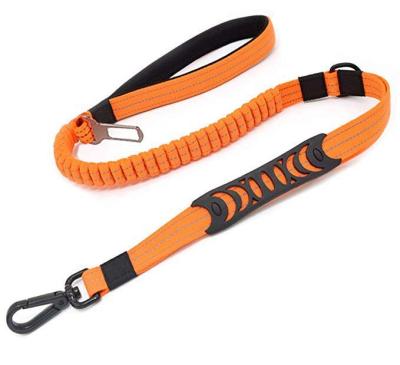 China High Quality Nylon Dog Leash Bungee Anti-Pull Advance Leashes Padded Traffic Control Handle for sale