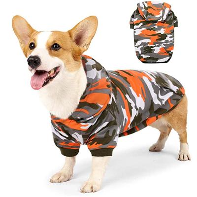 China Viable Custom Dog Hoodie Soft Camouflage Dog Shirts Invest Sweatshirts Dog Clothes Manufacturer for sale