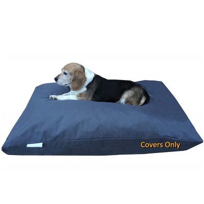 China Washable Luxury Travel Sleep Dog Bed Cushion Comfortable Plush Pillow Zipper Outer Dog Cover for sale