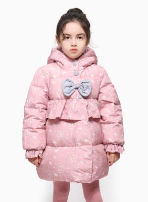 China Kids Clothes Safety High Quality Outdoor Girls Long Coat Hot Fashion Winter Thick Duck Down Jacket for sale