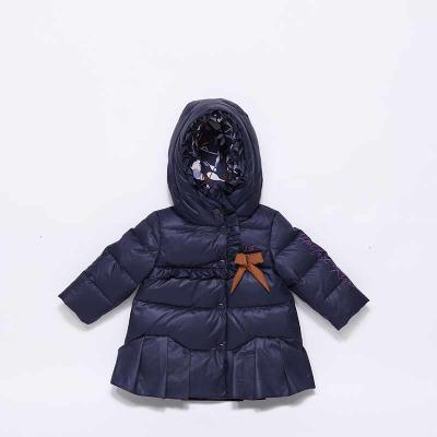 China China Suppliers Kids Fashion New Design Thermal Winter Hooded Quilted Down Girls Cute Jacket for sale