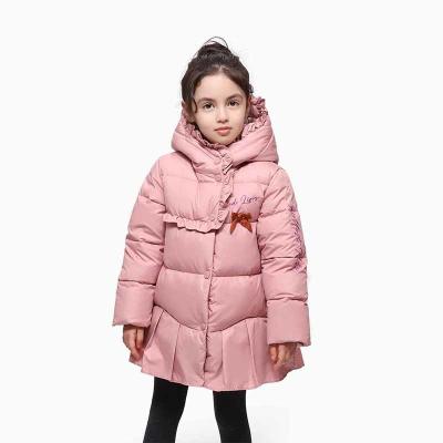 China Kids Baby Fashion Winter Boutique Clothing Windproof Waterproof 3 In 1 Down Coat Girls Hooded Parka for sale