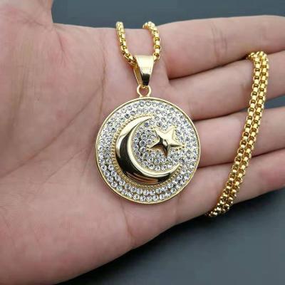 China Islam EID Ramadan Jewelry Arab Muslim Middle East of Mohammed Prophet Allah Pendant Necklace High Quality for sale