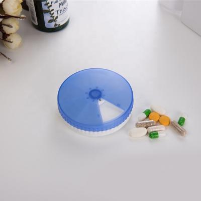 China New Arrival Eco Friendly 7 Day Push Button Pill Convenient Rotating Box for sale