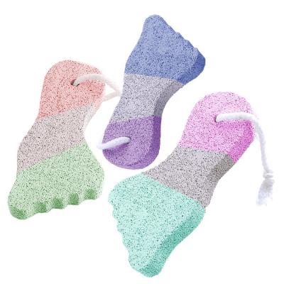 China Removing Hand Dead Foot Care Foot Skin Remover Hard Dead Pedicure Rub Remover Foot Shape Tool Pumice Color for sale