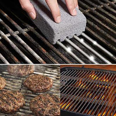 China Viable household glass cleaning brick barbecue tray outdoor grill barbecue cooking cleaning stone brick for sale