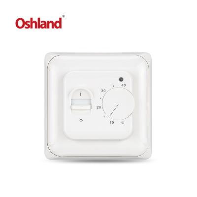 China Oshland M5 Modern Regulators RTC70.26 16A Heat Thermostat For Floor Heating System Mechanical Control Manufacture Price for sale