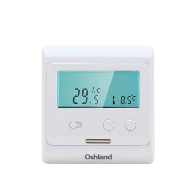 China Hotel Temperature Controller Thermostat 3A 220V CE Oshland M3.03 ​​Programming for sale