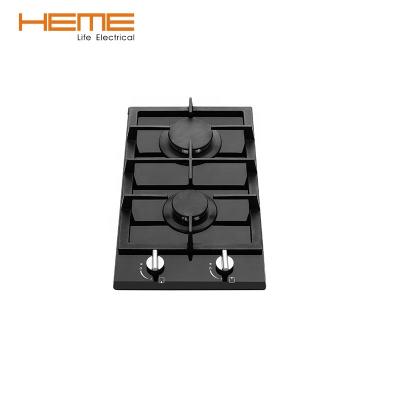 China Built-in Household Cooking Appliances / Gas Tempered Glass Gas Hob Cooktop for sale