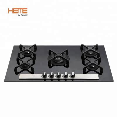 China Household Home Kitchen Appliance Built In Gas Cooker With 5 Burner 36 Inch Gas Hob for sale