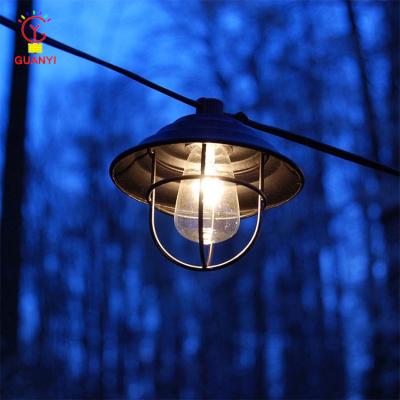 China Outdoor UL Listed Outdoor Christmas Metal Cafe String Lights for sale