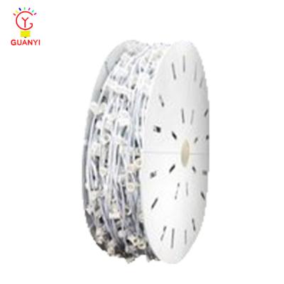 China Outdoor Indoor Festival Decoration UL Listed C9 E17 White PVC Plastic Spool For String Light for sale