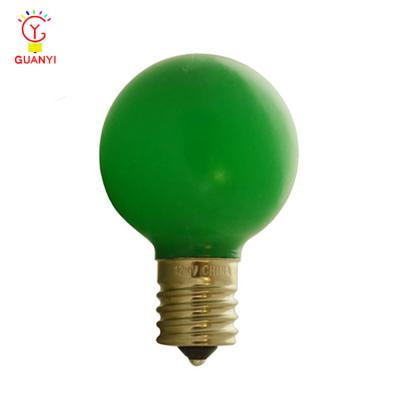 China Indoor UL Listed Celebration G40 Blow Molding Red Opaque LED Festoon Light Bulb for sale