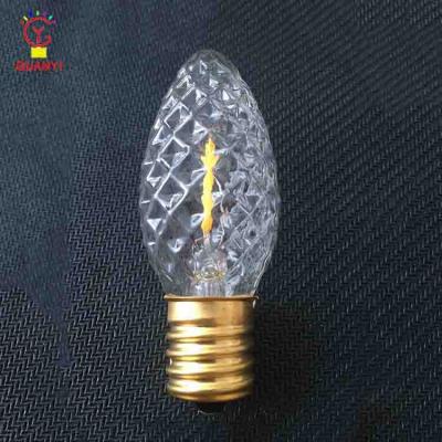 China Residential C9 Dome Type UL E17 Edison Filament LED Bulb Lamp Retro for sale