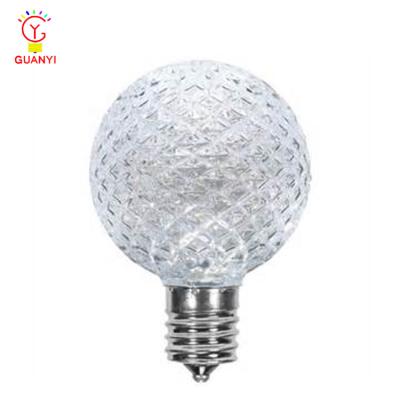 China Reduce Power Requirements by up to 90% UL Listed Cool White Global G50 Faceted LED Light Bulb for sale