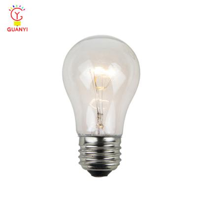 China UL 15W A15 Light Replacement String Clear Incandescent Retro Bulb Indoor Or Outdoor Decoration for sale