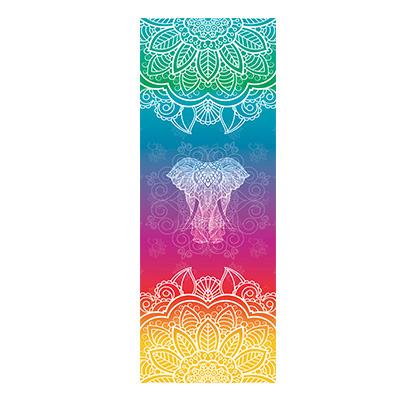 China Artificial Suede Fitness Natural Rubber Organic Suede Customized Thick Suede Microfibe Print Yoga Mat for sale