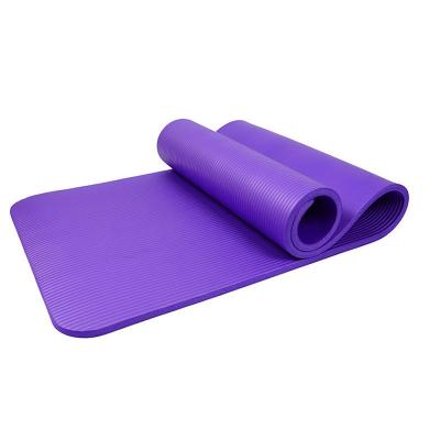 China NBR Y23 beginners thickened non-slip yoga mat 10mmNBR widened multifunctional yoga mat exercise fitness yoga mat for sale