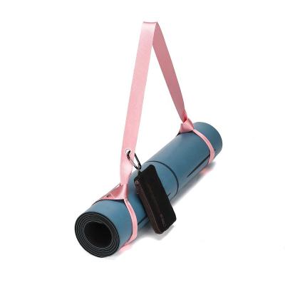 China Polyester Yoga Mat Strap with Extra Thick Durable and Comfortable Sensitive Texture Multi Purpose Strap Carrier for Your Yoga Mat Exercise Mat for sale