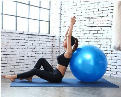 China Sports Yoga Balls Pilates Fitness Ball Gym Balance Exercise Pilates Workout Smooth Massage Ball for sale