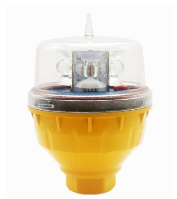 China Aluminum Tower Crane Aviation Obstruction Light, ICAO Standred Low Intensity Aircraft Red Warning Lights for sale