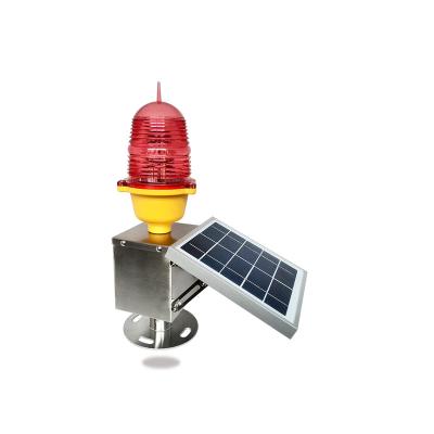 China AH-LS/A Aluminum Alloy Electric And Low Telecom Tower - Intensity Solar Powered Aviation Light for sale