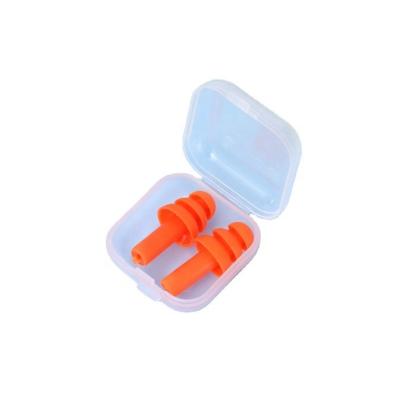 China Reduce Noise Reusable Spare Silicone Ear Plugs - Waterproof Noise Reduction Earplugs For Sleeping, Swimming, Snoring, Concerts, 35dB for sale