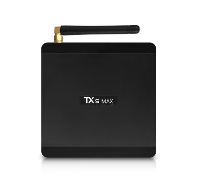 China DUAL WIFI 2.4G 5.8G 2T2R TANIX TX5 MAX Amlogic S905X2 Streaming OS Android 8.1 Media Player Box TV 4G RAM 32G DUAL WIFI Free ROM TV Channel Receiver 2T2R for sale