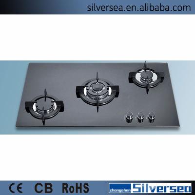 China 2014 latest ceramic/glass dual burner high quality portable butane gas cooker for sale