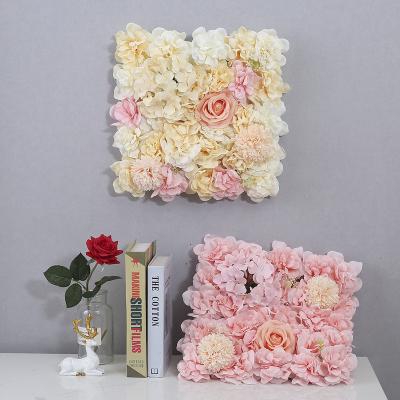 China Fashional Artificial Flower Factory Wholesaler Guangdong Simulation Rose Indoor Flower Wall for Wedding Living Room Table Decoration for sale