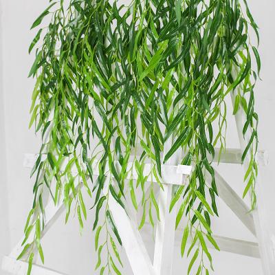 China Fashional Artificial Willow Grass Branches Leaves Artificial Greenery for Home Decoration for sale