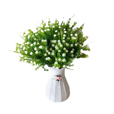 China Fashional Fake Small Artificial Baby's Breath Plants Baby's Breath Flowers Gypsophila Shrubs Simulation Greenery Bushes Wedding Centerpiece for sale