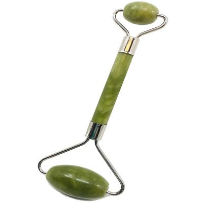 China Best Selling Fashionable Jade Roller Facial Slimming Natural Jade Roller Guasha Massage for sale