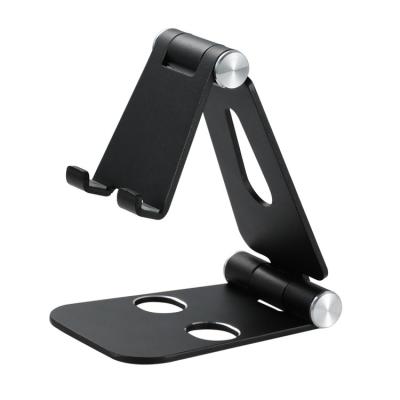 China Mobile Phone Stand Adjustable Angle Portable Mobile Phone Stand, Folding Desk Stand for sale