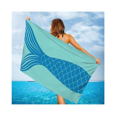 China New Listing Breathable Quick Dry Breathable Swimming Pool Towel Lightweight Anti-pilling Soft Lightweight Beach Towel for sale