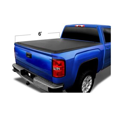 China High Quality Tailbox Roll Cover For No Tundra Pickup Bedspread 6.5ft Toyota Soft Triple Rig Truck Bed Cover for sale