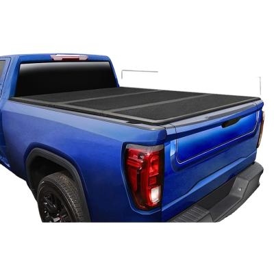 China Tailbox Pickup Truck Bed Cover Soft Roll Tundra Pickup Hard Aluminum Retractable Bed Cover For Toyota Truck Bed Cover for sale