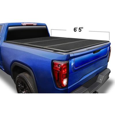 China Tailbox Pickup Accessories Tundra Pickup Bed C Overr Hard Triple Truck For Toyota 6.5ft Truck Bed Cover for sale