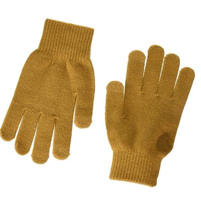 China Fashion Mens Long Touch Screen Technology Magic Knit Mitten for sale