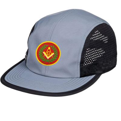 China breathable & Waterproof Printed Logo Baseball Trucker Hats And Acrylic Piping Running Hat Mesh Custom Outdoor Sports Hats for sale