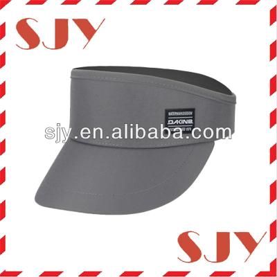 China High Protection UV Striped Golf Sun Vintage Crown Visor Hat for sale