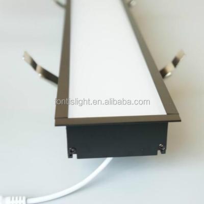 China Best Price ALP047-S1 Aluminum Black High Power Aluminum Led Linear Light Recessed Mounting for sale