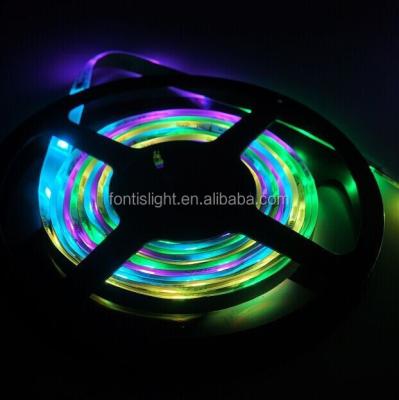 China Theme park 12V ws2811 led strip 30leds/m/dream color ws2811 led magic strip for sale